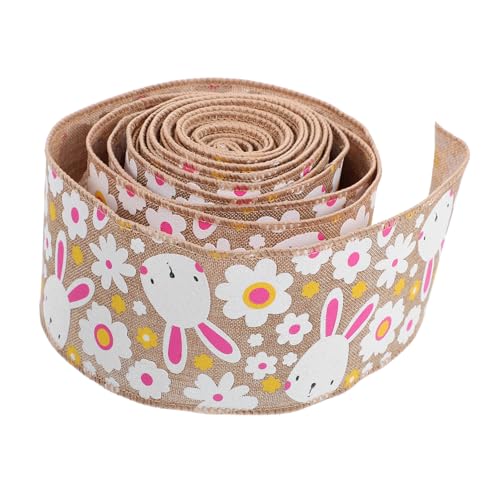 Operitacx 1 Rolle Ostern Geschenkband mit Süßem Hasenmotiv für Diy Bastelprojekte und Verpackungen Yards für Dekoration von Geschenkboxen und Feiertagsfeiern Operitacx 1 Rolle Ostern Geschenkband mit Süßem Hasenmotiv für Diy Bastelprojekte und Verpackungen Yards für Dekoration von Geschenkboxen und Feiertagsfeiern von Operitacx