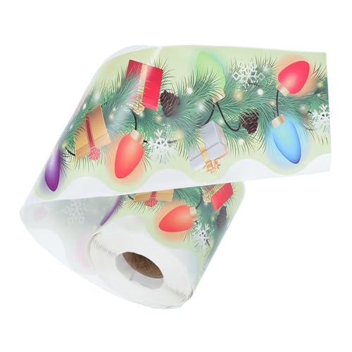 Operitacx 1 Rolle Selbstklebende Weihnachtsdekorationsstreifen für Klassenzimmer Büro und Zuhause Breit Vielseitig Einsetzbar und Einfach zu Entfernen Operitacx 1 Rolle Selbstklebende Weihnachtsdekorationsstreifen für Klassenzimmer Büro und Zuhause Breit Vielseitig Einsetzbar und Einfach zu Entfernen von Operitacx