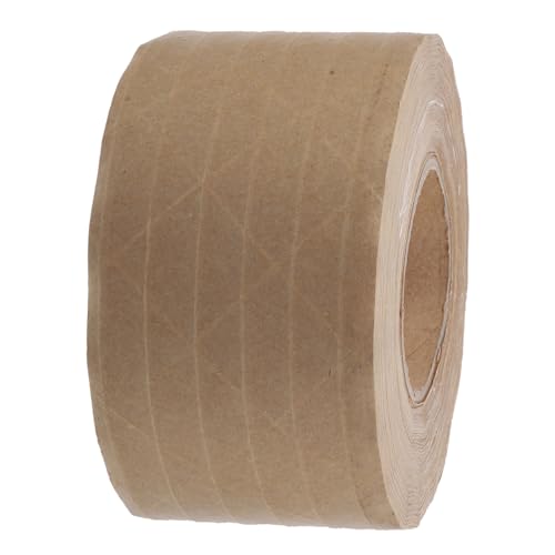 Operitacx 1 Rolle Wasseraktiviertes Kraftpapier Klebeband Vielseitiges und Starkes Verpackungsband für Umzug Versand und Fotosealing für Schwere von Operitacx