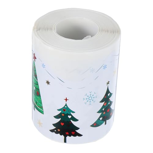 Operitacx 1 Rolle Weihnachtsbaum Border Sticker Selbstklebende Dekoration für Klassenzimmer und Breit Festliche Randgestaltung für Winter und Weihnachtsfeiern Operitacx 1 Rolle Weihnachtsbaum Border Sticker Selbstklebende Dekoration für Klassenzimmer und Breit Festliche Randgestaltung für Winter und Weihnachtsfeiern von Operitacx