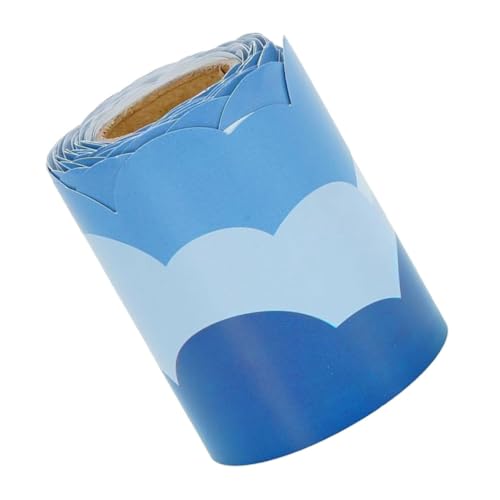 Operitacx 1 Rolle Wolkenrandaufkleber Bulletin -brettdekorationen Für Klassenzimmer Form Pastell Grenze Kind Dekorationen Plakatdekorationen Wolke Blau Aufkleber Aus Beschichtetem Papier Operitacx 1 Rolle Wolkenrandaufkleber Bulletin -brettdekorationen Für Klassenzimmer Form Pastell Grenze Kind Dekorationen Plakatdekorationen Wolke Blau Aufkleber Aus Beschichtetem Papier von Operitacx