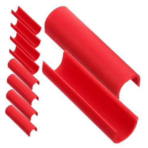 Operitacx 1 Satz Accessoires Für Kachelschneidemaschine Teile Fliese Ärmel Cutter Pads Fahrradzubehör Locator Universelle Radhebelhülse Kachel-tool Lenkerpolster Plastik Rot 10 Stück von Operitacx