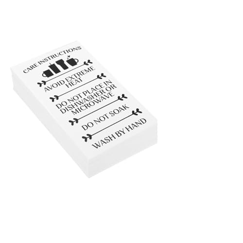 Operitacx 1 Satz Anleitungskarte Für Glas Beleuchtung Für Papiersterne Glasbecher Pflegeanleitung Anleitungskarten Etikett Du Packungsbeilage Für Becher Anleitung Pflegekarten Weiß 50 Stück Operitacx 1 Satz Anleitungskarte Für Glas Beleuchtung Für Papiersterne Glasbecher Pflegeanleitung Anleitungskarten Etikett Du Packungsbeilage Für Becher Anleitung Pflegekarten Weiß 50 Stück von Operitacx
