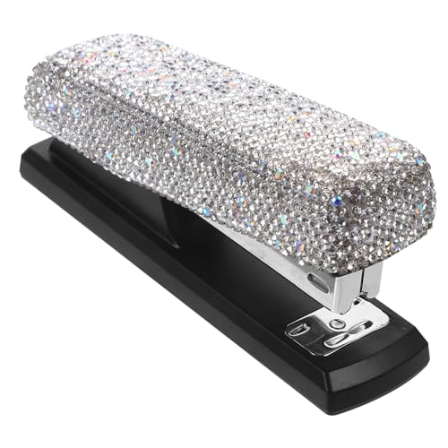 Operitacx 1 Satz Bling Diamant Hefter Eleganter Handhefter für Büro und Schule Praktischer und Tragbarer Hefter aus Metall für Heften von Operitacx