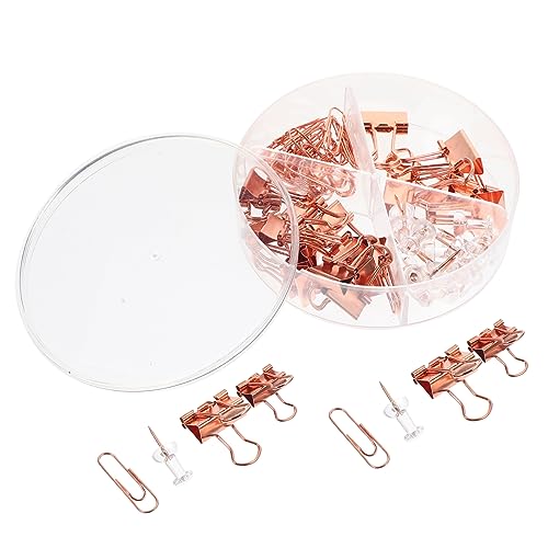 Operitacx 1 Satz Büroklammern Set Bunte Binder Clips Organizer Clips für Büro und Schule Langlebig und Praktisch für Organisation von Dokumenten für Lehrer und Studenten von Operitacx