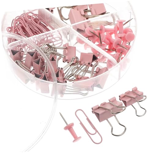 Operitacx 1 Satz Bunten Büroklammern Teiliges Clip Set für Dokumentenorganisation Praktische Binder Clips für Lehrer Schüler und Bürobedarf von Operitacx