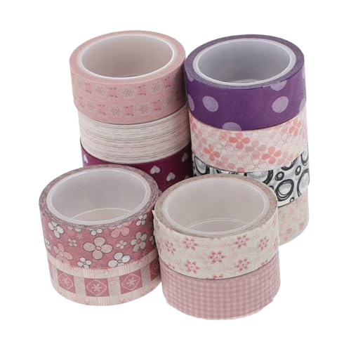 Operitacx 1 Satz Dekorative Washi Tapes Bunte Diy Klebebänder Für Scrapbooking Journaling Und Kreative Bastelprojekte Einfach Zu Verwenden Handreißbar Für Und Dekoration 12rollen Operitacx 1 Satz Dekorative Washi Tapes Bunte Diy Klebebänder Für Scrapbooking Journaling Und Kreative Bastelprojekte Einfach Zu Verwenden Handreißbar Für Und Dekoration 12rollen von Operitacx