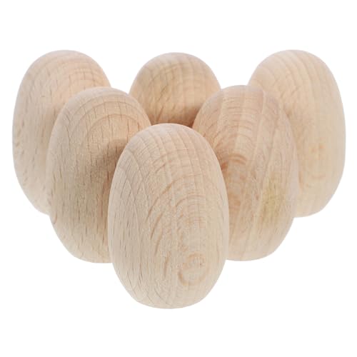 Operitacx 1 Satz Eier Aus Holz Spielzeugeier Weidenkorb Künstliche Eier Eierbecher Hühner Spielsachen Für Eierdekorationen Aus Holz Holzhandwerk Eier Buche 6 Stück Operitacx 1 Satz Eier Aus Holz Spielzeugeier Weidenkorb Künstliche Eier Eierbecher Hühner Spielsachen Für Eierdekorationen Aus Holz Holzhandwerk Eier Buche 6 Stück von Operitacx