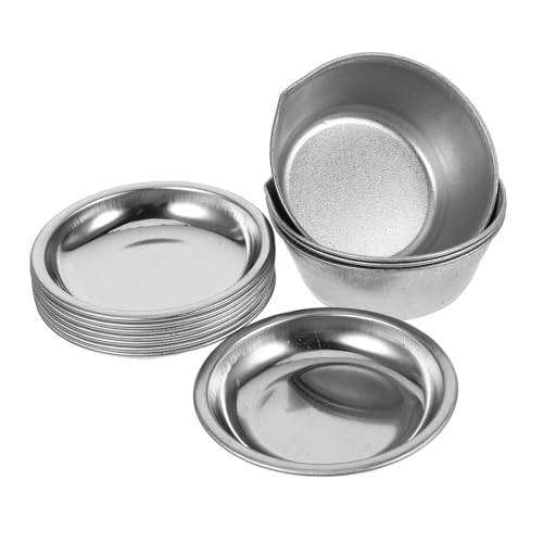 Operitacx 1 Satz Eisenfarbe mit Ausguss Runde Mischpalette für Pigmentmischung Teilig für Modellmalerei und Künstlerbedarf Operitacx 1 Satz Eisenfarbe mit Ausguss Runde Mischpalette für Pigmentmischung Teilig für Modellmalerei und Künstlerbedarf von Operitacx