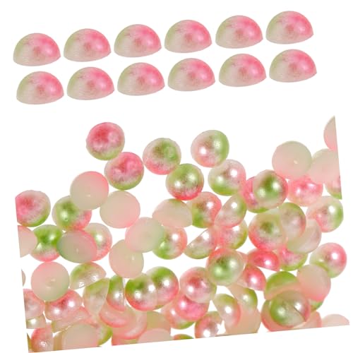 Operitacx 1 Satz Flache Rückseite Perlen Kunststoffperlen Für Diy Schmuck Bastelarbeiten Haaraccessoires Und Nageldesign Pastellfarben Für Kreative Projekte 200 Stück von Operitacx
