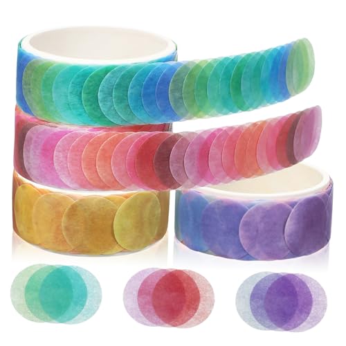 Operitacx 1 Satz Fruchtige Washi Sticker Dekoratives Tape Creme Zitrone Erdbeere Und Minze Für Scrapbooking Diy Journaling Und Kreative Projekte 4rollen von Operitacx