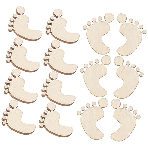 Operitacx 1 Satz Fußförmige Holzformen Unlackierte Holzverzierungen Für Diy Dekoration Für Halloween Hochzeiten Und Feiertagsfeiern 20 Stück Operitacx 1 Satz Fußförmige Holzformen Unlackierte Holzverzierungen Für Diy Dekoration Für Halloween Hochzeiten Und Feiertagsfeiern 20 Stück von Operitacx