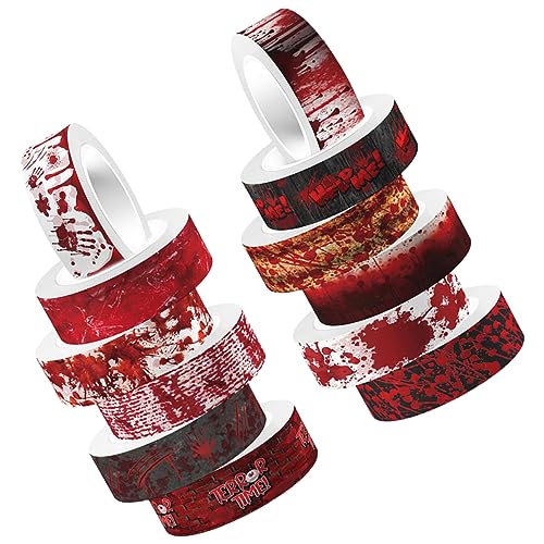 Operitacx 1 Satz Halloween Hand Washi Tape Diy Bastelband Für Scrapbooking Journaling Und Kreative Projekte Leicht Ablösbar Und Selbstklebend 12rollen Operitacx 1 Satz Halloween Hand Washi Tape Diy Bastelband Für Scrapbooking Journaling Und Kreative Projekte Leicht Ablösbar Und Selbstklebend 12rollen von Operitacx