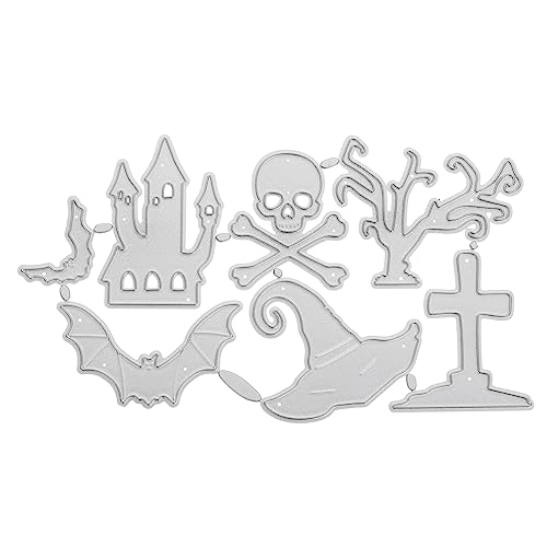 Operitacx 1 Satz Halloween Stanzform Kohlenstoffstahl Prägeschablonen für Diy Projekte Gruselige Designs für Halloween Dekorationen und Kartenherstellung Operitacx 1 Satz Halloween Stanzform Kohlenstoffstahl Prägeschablonen für Diy Projekte Gruselige Designs für Halloween Dekorationen und Kartenherstellung von Operitacx