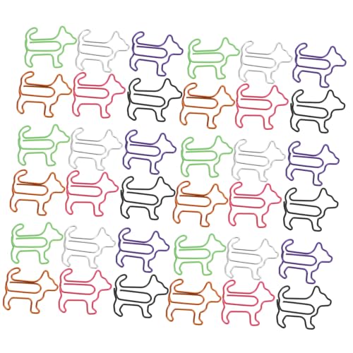 Operitacx 1 Satz Hund Büroklammern Niedliche Praktische Und Dekorative Clips Für Büro Und Schule Für Hundeliebhaber Starke Haltekraft Und Hohe Haltbarkeit 60 Stück von Operitacx