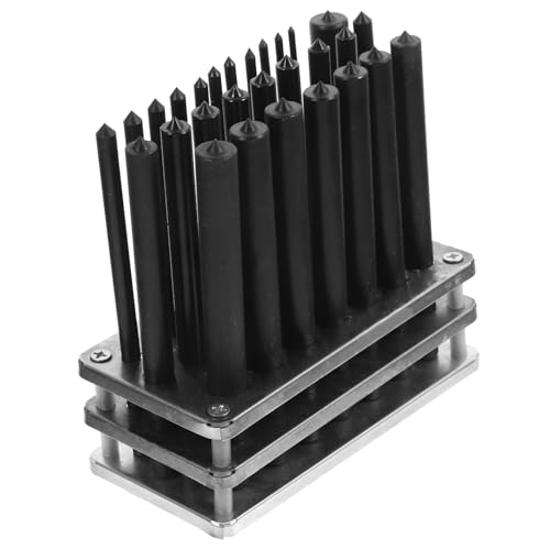 Operitacx 1 Satz Industriestanze lochkastenset Transfer-Stanze Mechanische Wartungswerkzeuge Puncher Mechaniker Werkzeug für Maschinisten rutschfeste Positionierstanzen DIY-Tool Stahl Black Operitacx 1 Satz Industriestanze lochkastenset Transfer-Stanze Mechanische Wartungswerkzeuge Puncher Mechaniker Werkzeug für Maschinisten rutschfeste Positionierstanzen DIY-Tool Stahl Black von Operitacx