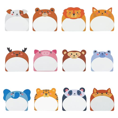 Operitacx 1 Satz Kawaii Tier Haftnotizen Set Selbstklebende Notizblöcke mit Niedlichen Cartoon Tieren für Büro Schule und Kreative Erinnerungen Vielfältige Formen Selbstklebend für Notizen Operitacx 1 Satz Kawaii Tier Haftnotizen Set Selbstklebende Notizblöcke mit Niedlichen Cartoon Tieren für Büro Schule und Kreative Erinnerungen Vielfältige Formen Selbstklebend für Notizen von Operitacx