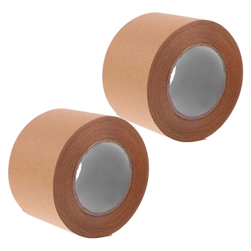 Operitacx 1 Satz Kraftpapier Klebeband Multifunktionales Paketband Hochhaftend Wiederbeschreibbar Für Versand Und Kartonversiegelung 2rollen von Operitacx