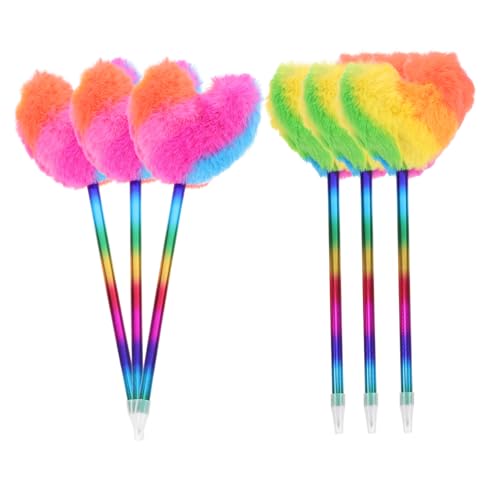 Operitacx 1 Satz Love Kugelschreiber Click Favor Niedliche Stifte Für Mädchen Cartoon Bunte Fuzzy Stifte Mit Stiften Für Flauschige Stifte Puff Stifte Kinderstifte Lustiger Herz 6 Stück Operitacx 1 Satz Love Kugelschreiber Click Favor Niedliche Stifte Für Mädchen Cartoon Bunte Fuzzy Stifte Mit Stiften Für Flauschige Stifte Puff Stifte Kinderstifte Lustiger Herz 6 Stück von Operitacx