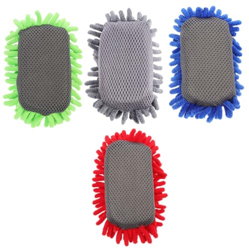 Operitacx 1 Satz Magnetische Chenille Radierer Für Whiteboards Wiederverwendbare Und Waschbare Tafelschwämme Für Klassenzimmer Und Bürobedarf 4 Stück von Operitacx