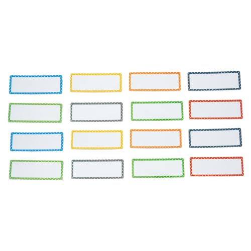 Operitacx 1 Satz Magnetisches Namensband Abnehmbare Etiketten Magnetisches Kühlschrank Whiteboard Kühlschrank Namensschilder Magnet Magnetische Etikettenstreifen 16 Stück von Operitacx