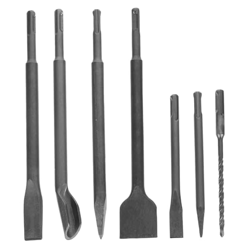 Operitacx 1 Satz Meißel Elektrik -Pickel -Set holzarbeiten Kobaltbohrer Holzspalter-Bohrer Vielseitiger Holzspatenbohrer Seitenschneider Holzlochbohrer Bohrer aus Metall Stahl Grey von Operitacx