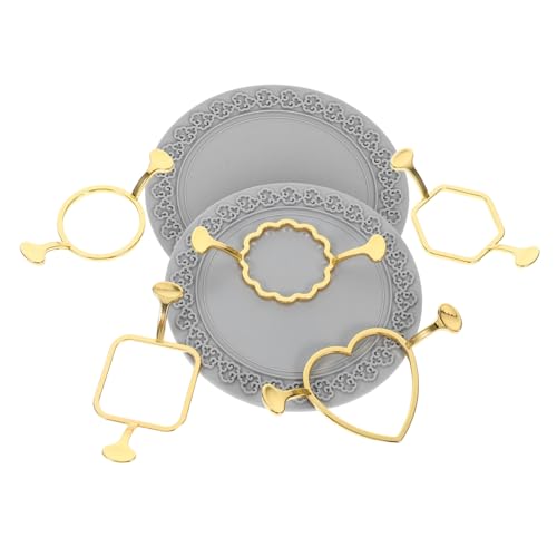 Operitacx 1 Satz Metal Wax Seal Mold Set mit Silikonmatte Teilig für Diy Wachssiegel Rund Herz Sechseck und Blumenformen für Einladungen Verpackungen und Karten Operitacx 1 Satz Metal Wax Seal Mold Set mit Silikonmatte Teilig für Diy Wachssiegel Rund Herz Sechseck und Blumenformen für Einladungen Verpackungen und Karten von Operitacx