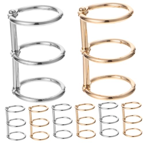Operitacx 1 Satz Metall Binder Ringe Loseblatt Ringe Für Ordner Ring Buchbinderinge Für Schule Büro Und Kreative Projekte 8 Stück von Operitacx