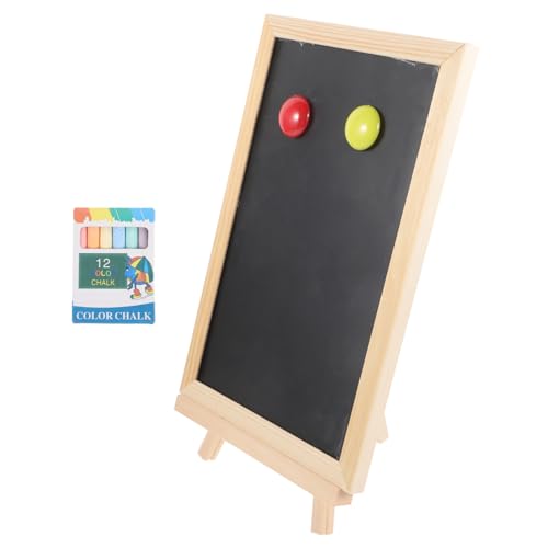 Operitacx 1 Satz Mini Tisch Kreidetafel Stehendes Design Abwischbare Schreibtafel für Kreative Botschaften für Cafés Restaurants und Dekoration Einseitig von Operitacx