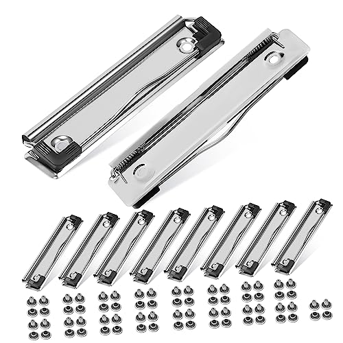 Operitacx 1 Satz Montierbare Metall Clips Für Dokumente Teiliges Aus Stabilen Klemmbrett Clips Mit Nägeln Für Schule Büro Und Zuhause Für Berichte Notizen Zeichnungen 10 Stück von Operitacx