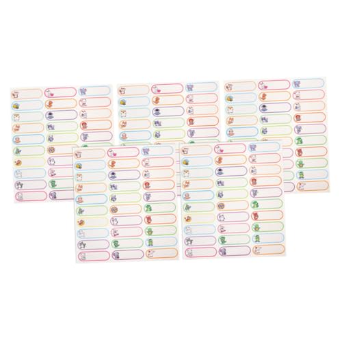 Operitacx 1 Satz Namensaufkleber Hochzeit Namensetiketten Vinyl Schild Nennen Sie Tag -aufkleber Etiketten Für Unisex Name Tag -aufkleber Etiketten Für Schulbedarf Pvc Selbstklebend 5blätter von Operitacx
