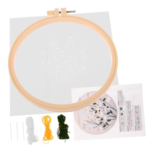 Operitacx 1 Satz Organza-Stickerei Quilten Nähen Stich Schmuck Bausatz embroidery set hand made stricksets embroidery needle knit set Stickrahmen für den Haushalt Bastelstickerei-Kits Kabel Operitacx 1 Satz Organza-Stickerei Quilten Nähen Stich Schmuck Bausatz embroidery set hand made stricksets embroidery needle knit set Stickrahmen für den Haushalt Bastelstickerei-Kits Kabel von Operitacx