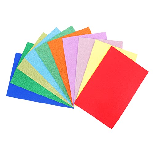 Operitacx 1 Satz Paillettenschwammpapier Groß Funkelndes Glänzendes Papier Glitzerpapier Für Geschenkverpackungen Glitzerpapier Im A4-format Herstellung Eva-papier 10 Blatt Operitacx 1 Satz Paillettenschwammpapier Groß Funkelndes Glänzendes Papier Glitzerpapier Für Geschenkverpackungen Glitzerpapier Im A4-format Herstellung Eva-papier 10 Blatt von Operitacx