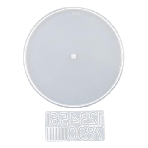 Operitacx 1 Satz Rundes Silikon Uhrwerk Dial Mold mit Arabischen Ziffern Wiederverwendbare Gießform für Kreative Wanddekoration und Diy Uhren für Büro und Wohnraumgestaltung Operitacx 1 Satz Rundes Silikon Uhrwerk Dial Mold mit Arabischen Ziffern Wiederverwendbare Gießform für Kreative Wanddekoration und Diy Uhren für Büro und Wohnraumgestaltung von Operitacx