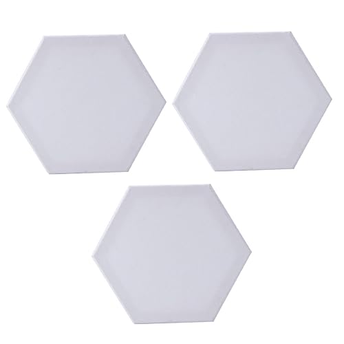 Operitacx 1 Satz Sechseckige Baumwoll Leinwandplatten Künstlerleinwand Für Öl Und Acrylfarben Seitenlänge Für Diy Malprojekte Und Hobbymaler 3 Stück Operitacx 1 Satz Sechseckige Baumwoll Leinwandplatten Künstlerleinwand Für Öl Und Acrylfarben Seitenlänge Für Diy Malprojekte Und Hobbymaler 3 Stück von Operitacx