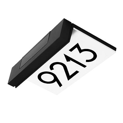 Operitacx 1 Satz Solar LED Hausnummernschild mit Langlebiger Solarbeleuchtung Wetterfestes Türlicht für Garten Patio Einfahrt Automatische Nachtaktivierung Effiziente Energienutzung Operitacx 1 Satz Solar LED Hausnummernschild mit Langlebiger Solarbeleuchtung Wetterfestes Türlicht für Garten Patio Einfahrt Automatische Nachtaktivierung Effiziente Energienutzung von Operitacx