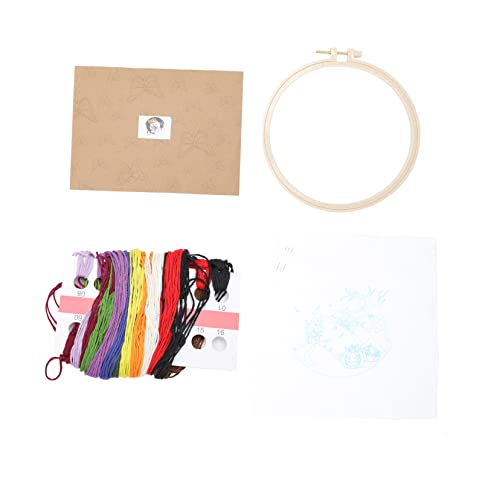 Operitacx 1 Satz Stickmaterialpaket Stickerei-kits Einfädler Stickfaden Punchnadelwerkzeug Bausatz Nähen Bunt Kreuzstichsets Für Erwachsene Kreuzstich-set Stickrahmen-kit Baumwolle Black Operitacx 1 Satz Stickmaterialpaket Stickerei-kits Einfädler Stickfaden Punchnadelwerkzeug Bausatz Nähen Bunt Kreuzstichsets Für Erwachsene Kreuzstich-set Stickrahmen-kit Baumwolle Black von Operitacx