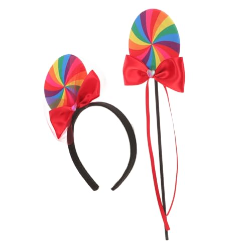 Operitacx 1 Satz Stirnband mit Regenbogen Thema und Zauberstab Cosplay Haaraccessoire für Geburtstagsfeiern Tänze und Festliche Anlässe Bequem und Langlebig Operitacx 1 Satz Stirnband mit Regenbogen Thema und Zauberstab Cosplay Haaraccessoire für Geburtstagsfeiern Tänze und Festliche Anlässe Bequem und Langlebig von Operitacx