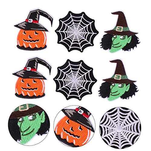Operitacx 1 Satz Teiliges Cartoon Halloween Patch Mit Kürbis Hexe Und Spinne Aufnäher Für Kostüme T Shirts Und Taschen Bunte Diy Applikationen Für Halloween Verkleidungen 6 Stück Operitacx 1 Satz Teiliges Cartoon Halloween Patch Mit Kürbis Hexe Und Spinne Aufnäher Für Kostüme T Shirts Und Taschen Bunte Diy Applikationen Für Halloween Verkleidungen 6 Stück von Operitacx
