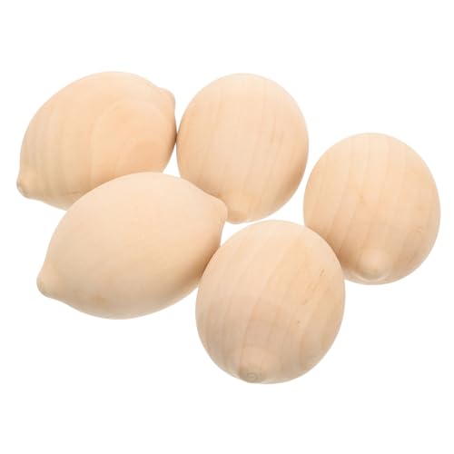Operitacx 1 Satz Teiliges Holz Lemon Miniatur Zum Bemalen Unfertige Dekoration Für Kreative Als Diy Bastelzubehör Für Gestaltung Von Holzfrüchten Und Wohnaccessoires 5 Stück Operitacx 1 Satz Teiliges Holz Lemon Miniatur Zum Bemalen Unfertige Dekoration Für Kreative Als Diy Bastelzubehör Für Gestaltung Von Holzfrüchten Und Wohnaccessoires 5 Stück von Operitacx