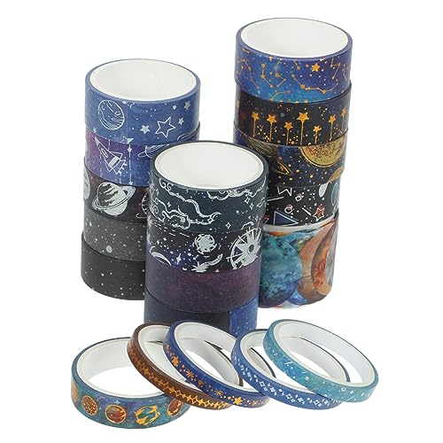Operitacx 1 Satz Universum-stern-taschenaufkleber Uv Fest Sternpapierstreifen Sammelalbum Geschenkband Geschenkeband Dünnes Washi-tape Dekoratives Washi Tape Japanisches Papier 19rollen Operitacx 1 Satz Universum-stern-taschenaufkleber Uv Fest Sternpapierstreifen Sammelalbum Geschenkband Geschenkeband Dünnes Washi-tape Dekoratives Washi Tape Japanisches Papier 19rollen von Operitacx