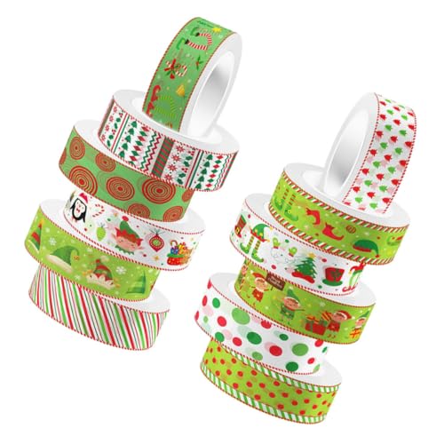 Operitacx 1 Satz Weihnachts Washi Tape Dekoratives Klebeband Für Diy Scrapbooking Journaling Und Transparentes Selbstklebendes Papierband Für Kreative Projekte 12rollen von Operitacx