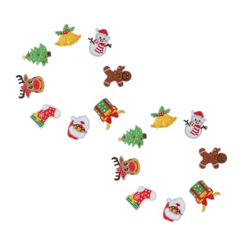 Operitacx 1 Satz Weihnachtsaufkleber Aufnäher Für Jacken Stoffetiketten Quilten Weihnachts Pailletten Aufnäher Coole Bestickte Aufnäher Filz Individuelles Jersey Auf Mütze 16 Stück Operitacx 1 Satz Weihnachtsaufkleber Aufnäher Für Jacken Stoffetiketten Quilten Weihnachts Pailletten Aufnäher Coole Bestickte Aufnäher Filz Individuelles Jersey Auf Mütze 16 Stück von Operitacx