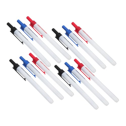 Operitacx 1 Satz Whiteboard -marker Tafel Löschen Wischen Schwarze, Trocken Abwischbare Marker Weißes Brett Bußgeld Schreibversorgung Trockenradiermarker Löschbare Stifte Plastik 12 Stück von Operitacx