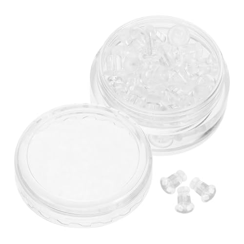 Operitacx 1 Schachtel Earring Backs für Schwere Ohrringe Sicherer Verschluss im Hypoallergen für Schmuckherstellung und Diy Projekte Komfortabel und Hautfreundlich von Operitacx
