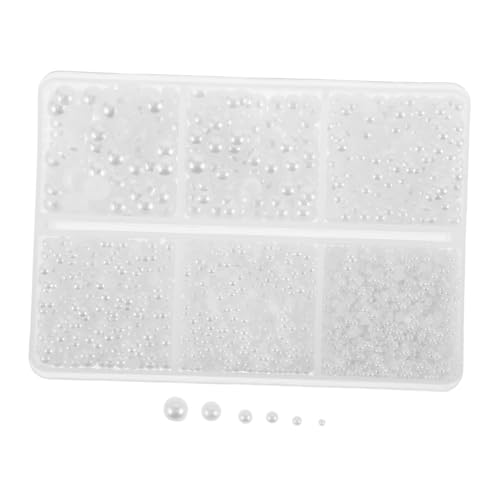 Operitacx 1 Schachtel Künstliche Imitation Perlen für Nagelkunst Schmuckherstellung Diy Haaraccessoires Kleidung und Basteldekoration von Operitacx