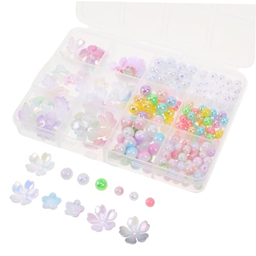 Operitacx 1 Schachtel Runde und Blütenförmige Spacer Perlen für Armbänder Handycharms und Kreative Projekte Diy Schmuckzubehör mit Praktischer Aufbewahrungsbox Operitacx 1 Schachtel Runde und Blütenförmige Spacer Perlen für Armbänder Handycharms und Kreative Projekte Diy Schmuckzubehör mit Praktischer Aufbewahrungsbox von Operitacx