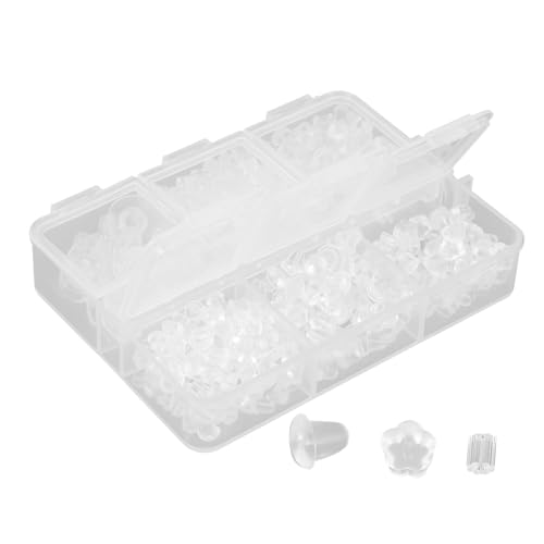 Operitacx 1 Schachtel Silikon Ohrring Verschlüsse Langlebige Ohrstecker Stopper Leicht und für Ohrring Reparatur Diy Schmuckherstellung und Ersatz für Gepiercte Ohrlöcher Operitacx 1 Schachtel Silikon Ohrring Verschlüsse Langlebige Ohrstecker Stopper Leicht und für Ohrring Reparatur Diy Schmuckherstellung und Ersatz für Gepiercte Ohrlöcher von Operitacx