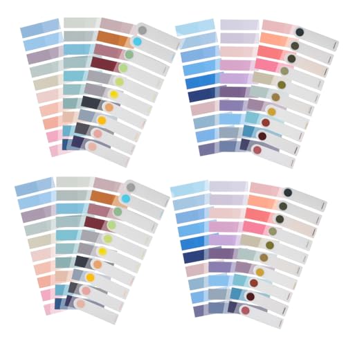 Operitacx 1 Set Vintage Lesestreifen Selbstklebende Seitenanhänger Satzmarker Selbstklebende Seitenmarker Index Tabs Lernzubehör Buchzubehör Leseaufkleber Tragbares von Operitacx