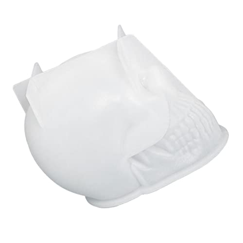 Operitacx 1 Stück Skull Kopf Silikon Kerzenform Kreative Diy Halloween Gießform für Duftkerzen und Handgemachte Seifen für Partys und Bastelprojekte von Operitacx